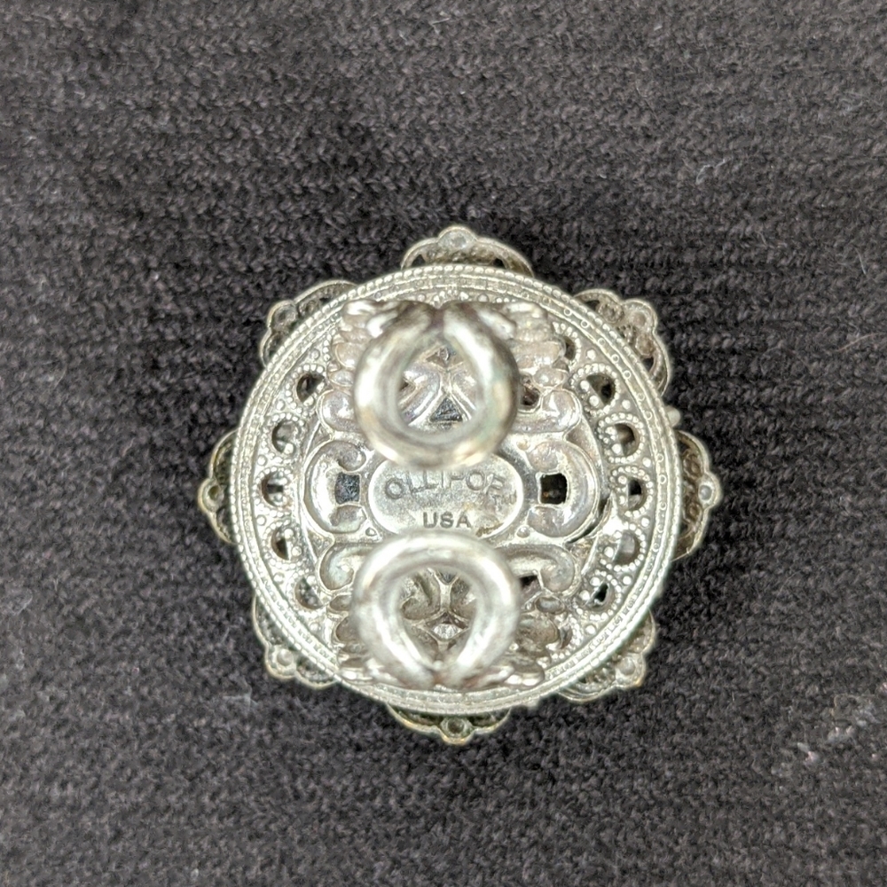 Vtg Ollipop Rhinestone Statement Ring - image 5